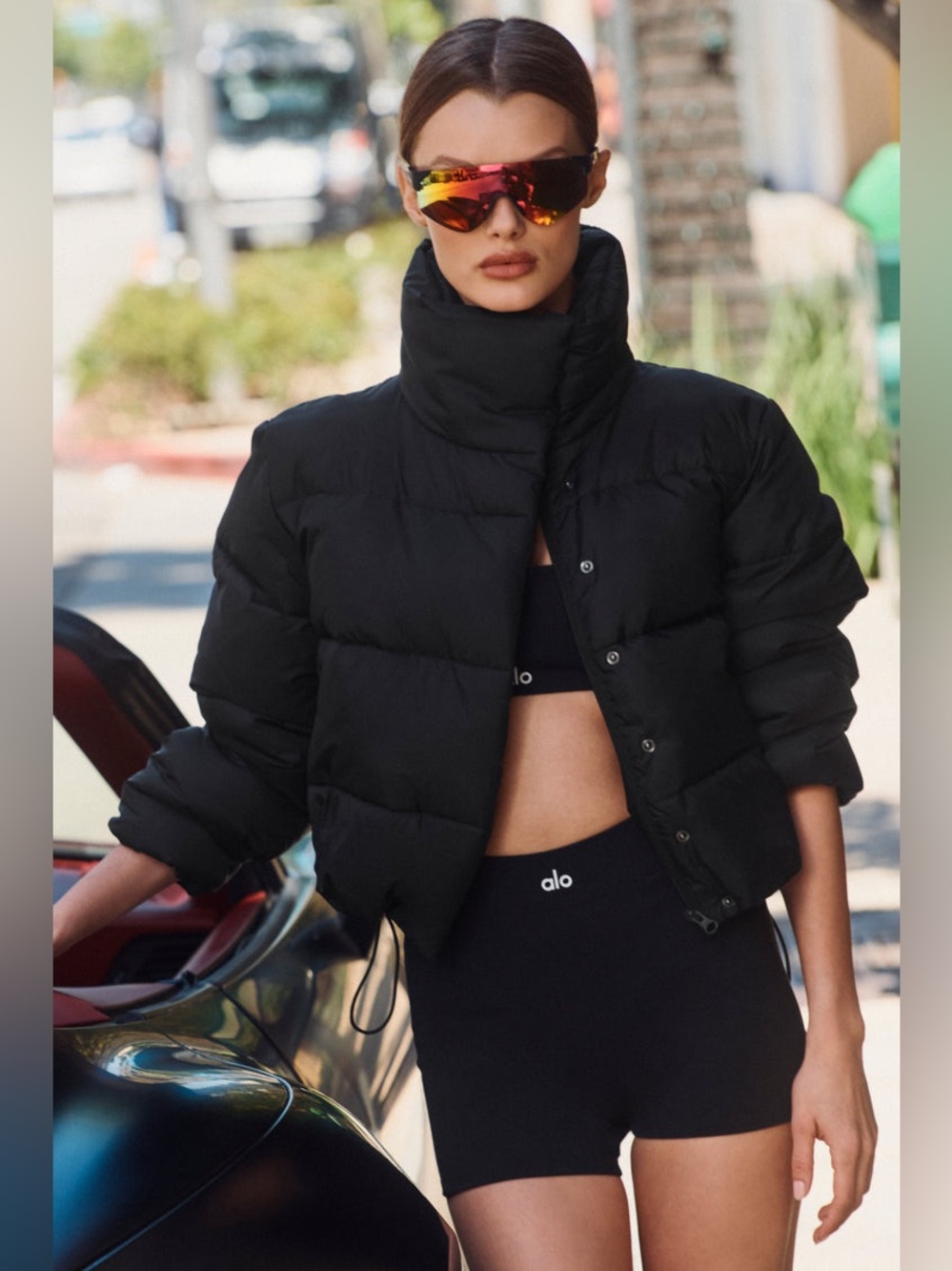 Alo Yoga Gold Rush Puffer Jacket Black